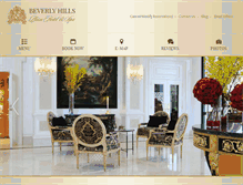 Tablet Screenshot of beverlyhillsplazahotel.com